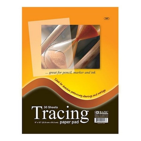 Roomfactory Bazic   30 Ct. 9" X 12" Tracing Paper Pad, 48PK RO1260217